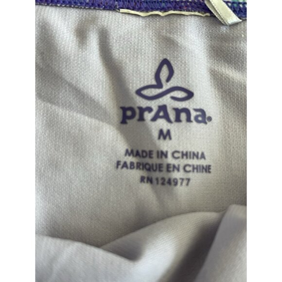 Prana Women's Purple Geometric Stretch Inez Tankini Swim Top Bikini Set Medium - Picture 8 of 10